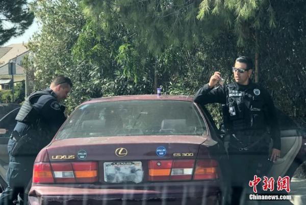 资料图：美国警察。<a target='_blank' href='http://www.chinanews.com/'>中新社</a>记者 张朔 摄