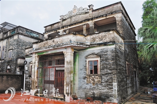 虾村新村建筑中西文化交融，别有一番滋味。