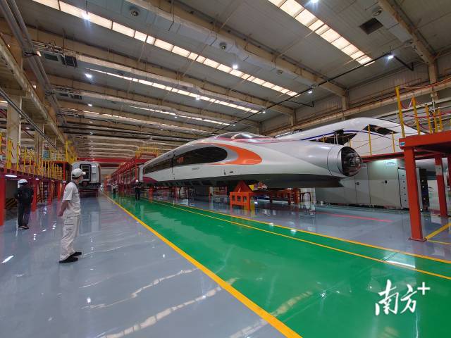 位于江门新会的中车广东轨道交通车辆有限公司。南方+记者 姚志豪 摄 位于江门新会的中车广东轨道交通车辆有限公司。南方+记者 姚志豪 摄