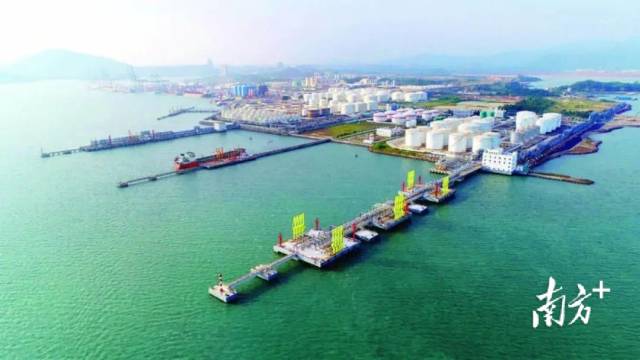 惠州港荃湾港区5万吨级石化码头。