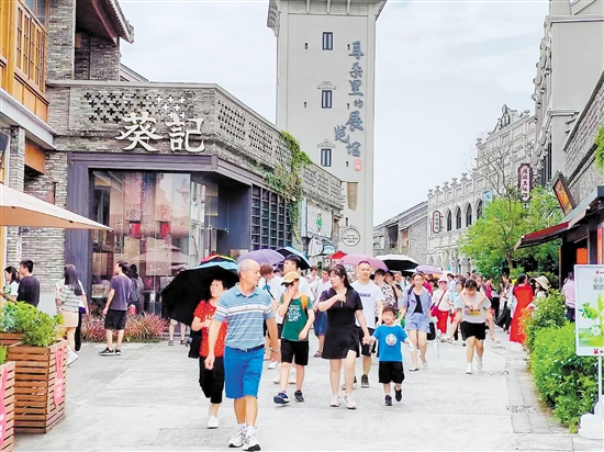 古劳水乡景区针对哪吒影迷推出专属优惠，客流量实现明显增长。景区供图