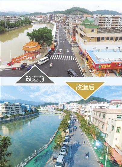 房屋外立面提升改造后,融入东南亚特色元素,打造风情浓郁、宜居宜业的特色示范主街。 房屋外立面提升改造后,融入东南亚特色元素,打造风情浓郁、宜居宜业的特色示范主街。