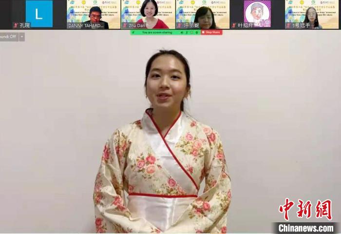 2021年“汉语桥”印尼雅加达地区选拔赛线上举行（图）